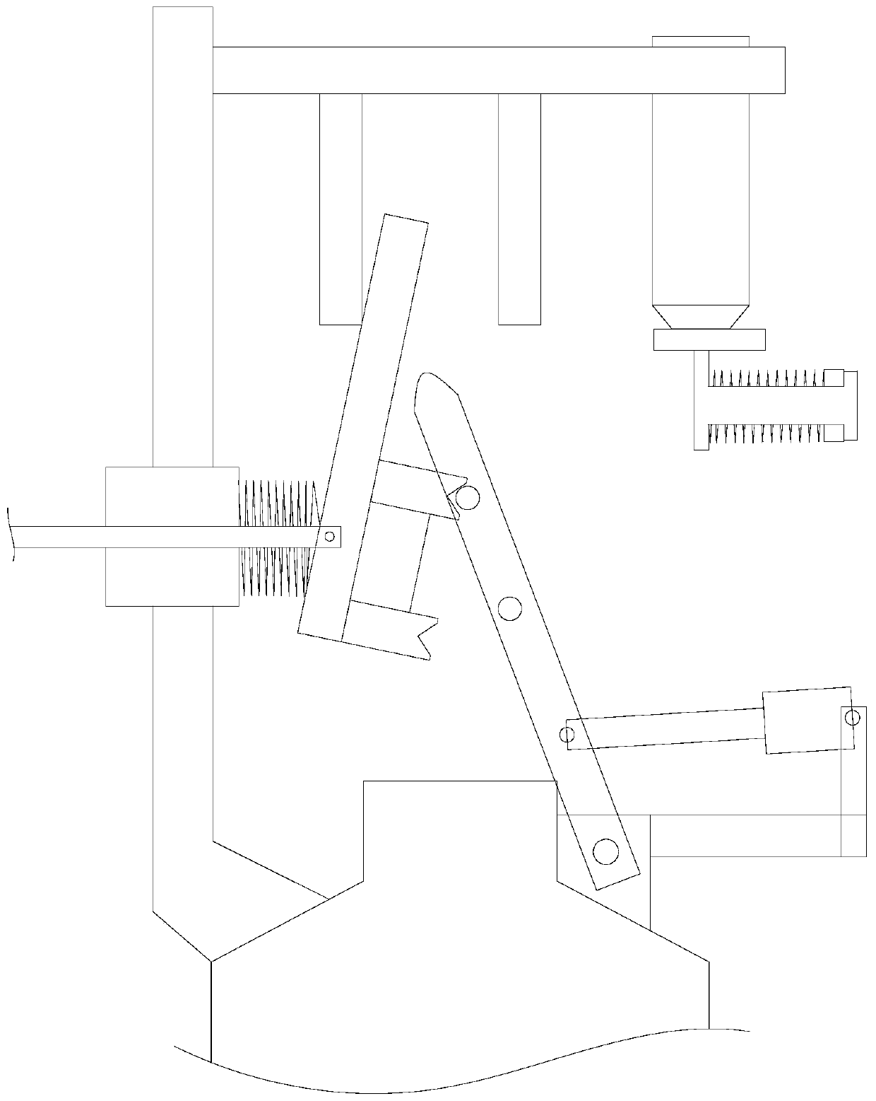 Automatic chemical reaction tank feeding device