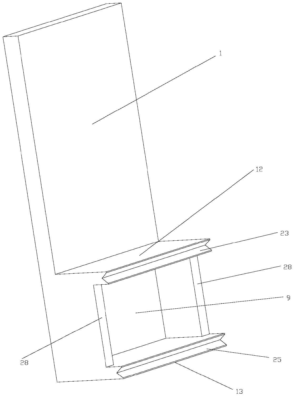 Automatic chemical reaction tank feeding device