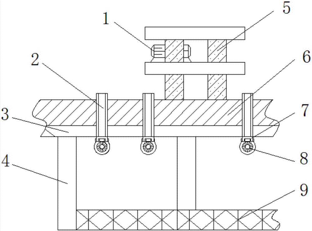 Technology for dismounting beret pieces of cast-in-situ beam bottoms