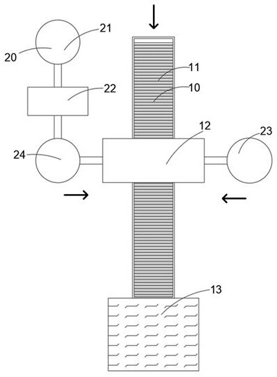 Process for bluing surface of heating tube by adding color