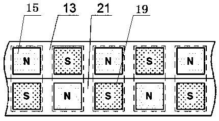 Vehicle wheel rim composite brake device integrating permanent magnet braking and friction braking