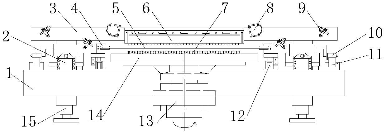 OLED linear array laser packaging device