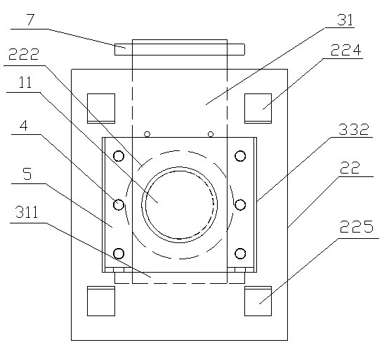 Double-shutoff valve device applicable to press pouring of reinforced concrete