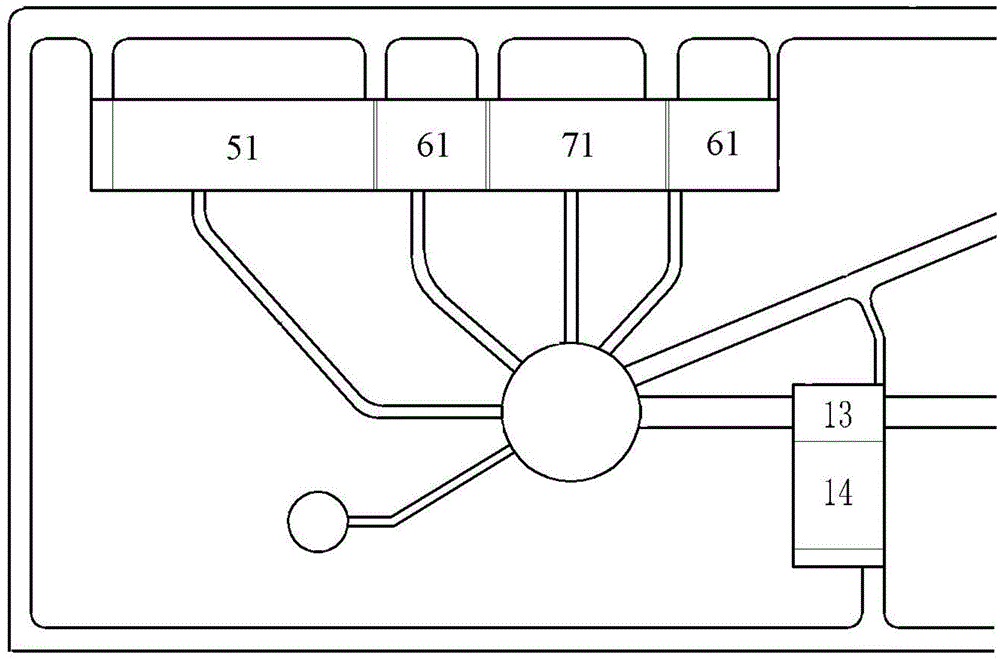 Underground nuclear plant with nuclear island cavern groups distributed in L shape