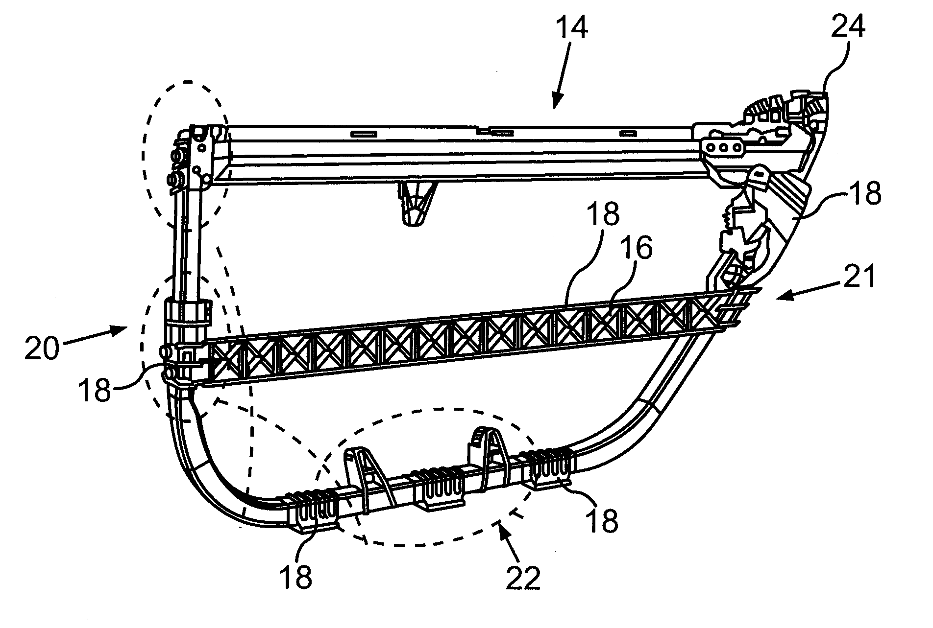 Door for a Motor Vehicle and Method for the Production Thereof