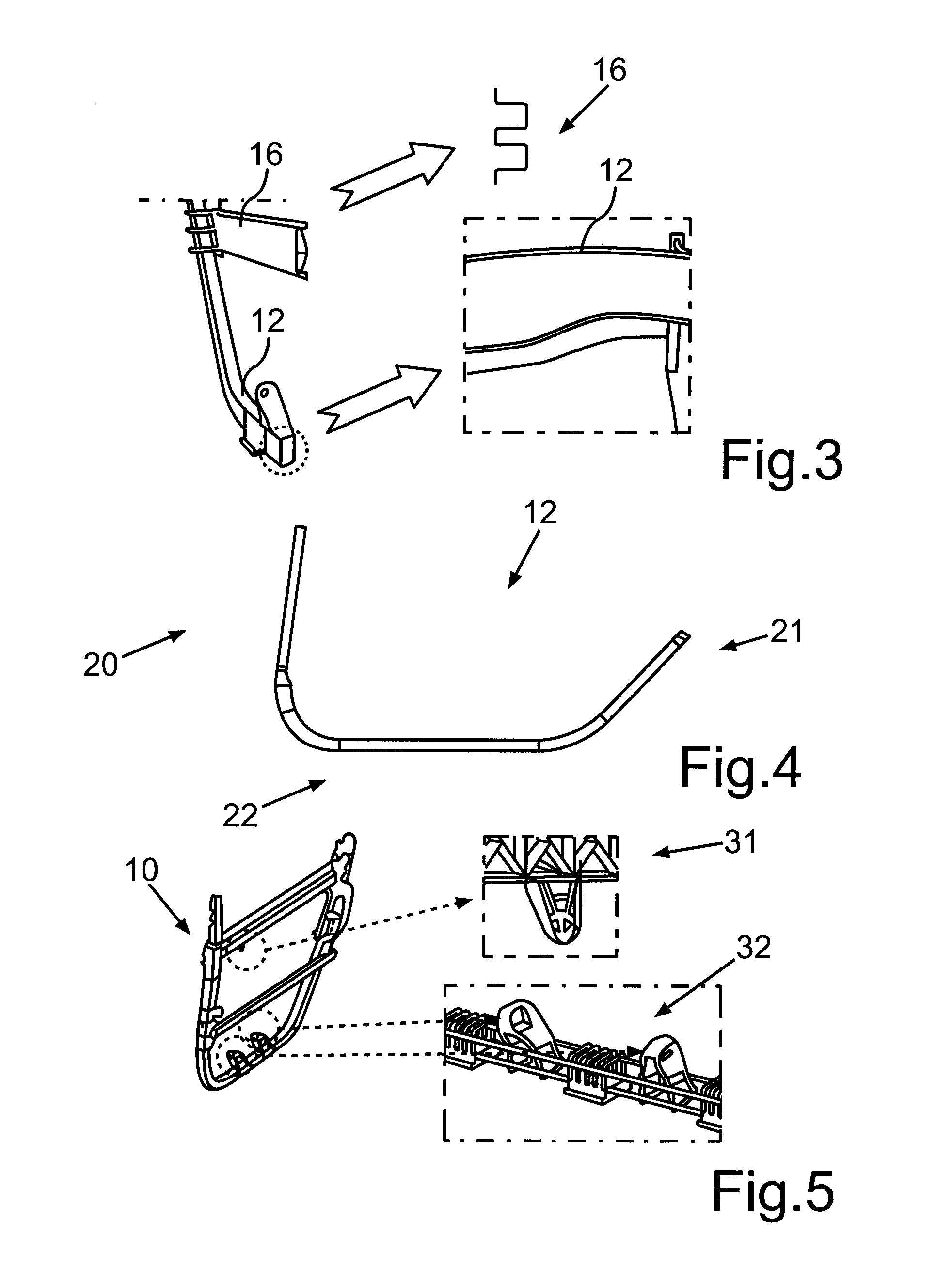 Door for a Motor Vehicle and Method for the Production Thereof