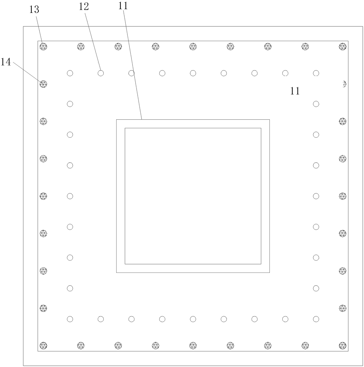 Water curtain projection platform