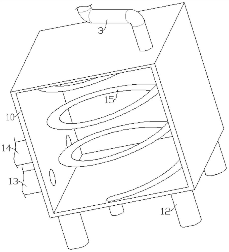 Industrial harmful waste gas treatment device based on VOC biological method