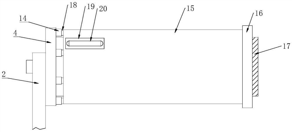 Waste line peeling device for communication