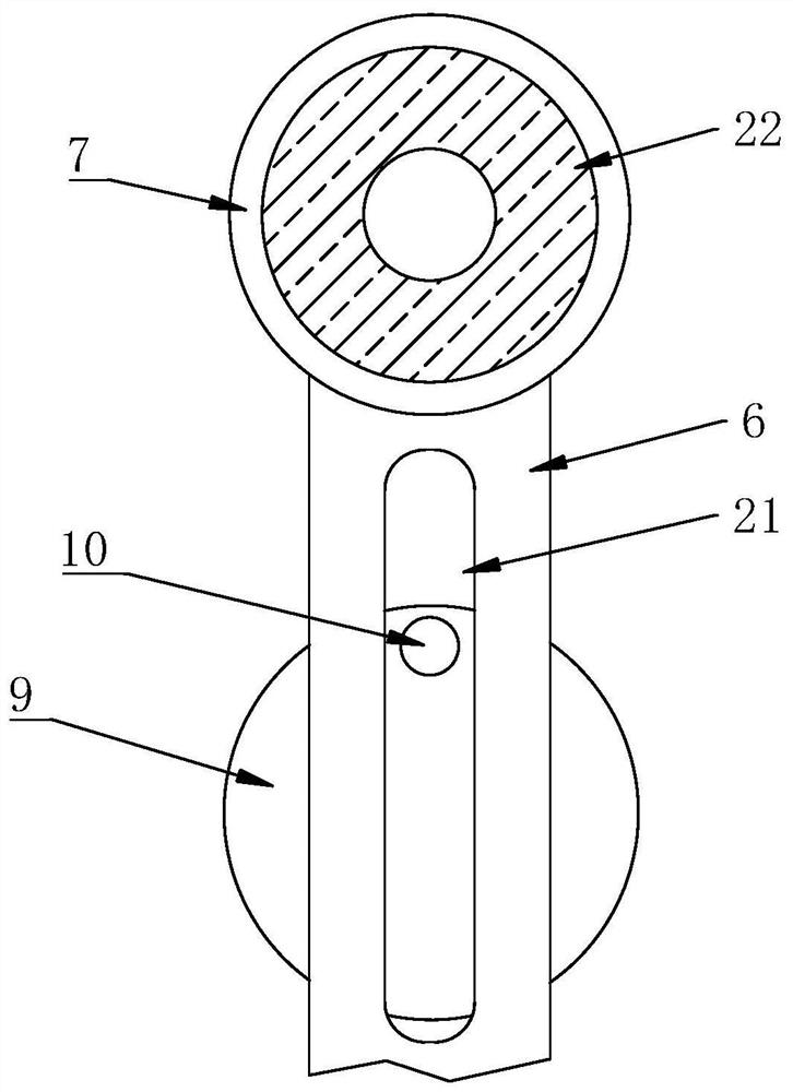 Waste line peeling device for communication