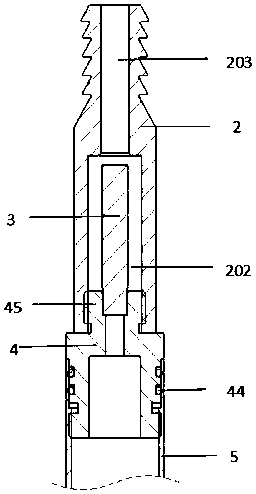 Underground intelligent measuring and adjusting tool