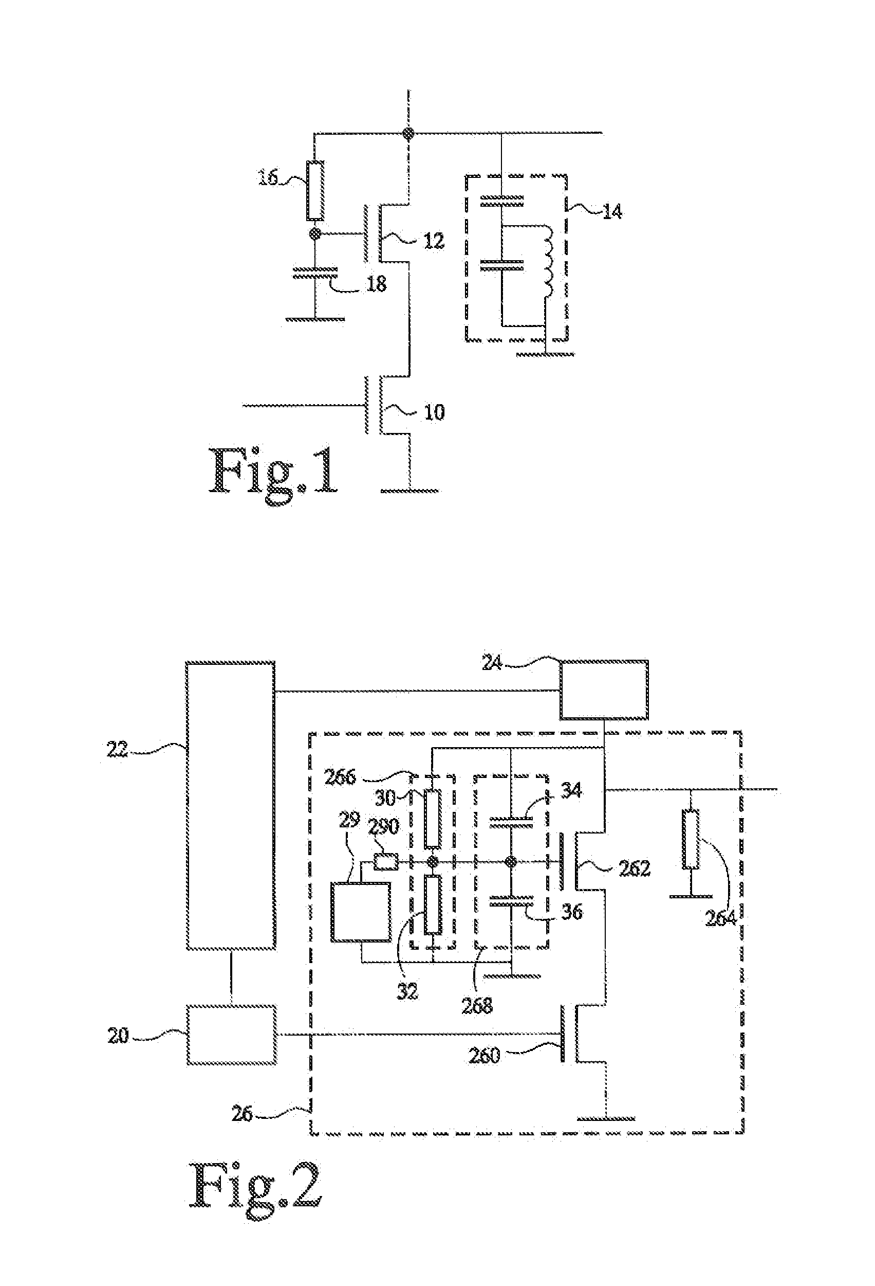 Electronic circuit with cascode amplifier