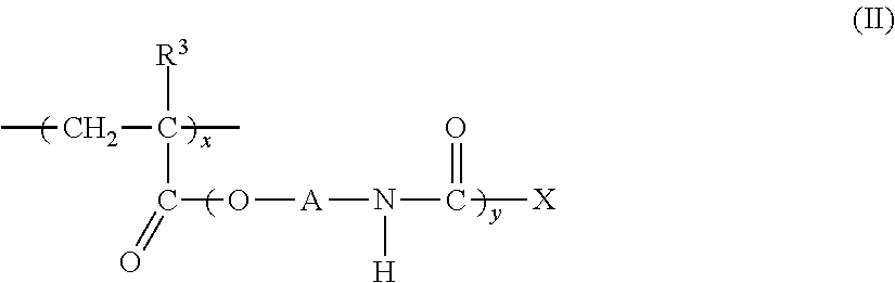 Non-fluorinated and partially fluorinated polymers