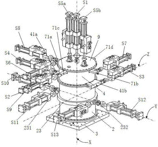 Simulation load balancing method and device for aircraft engine crankcase strength tests