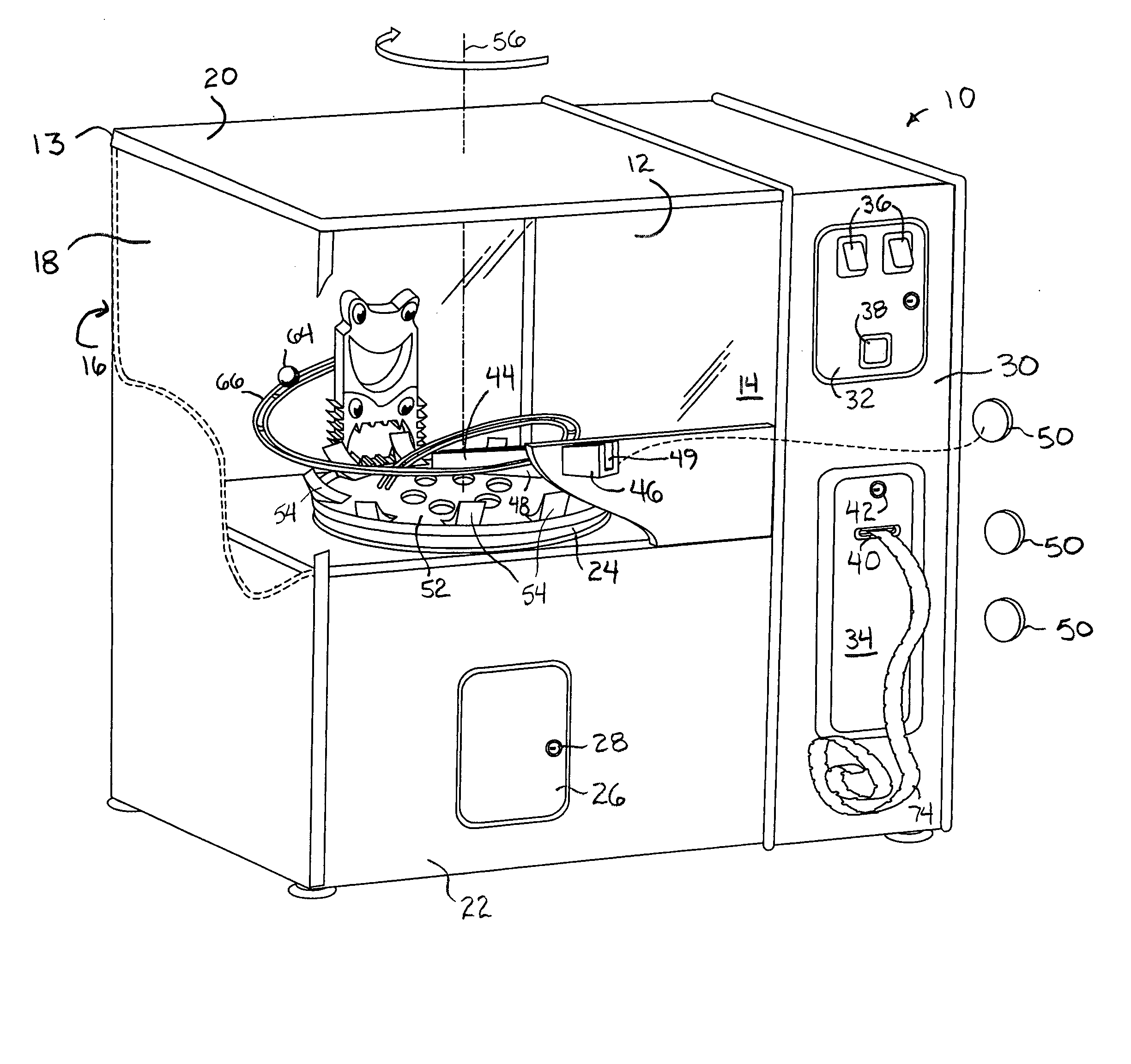 Amusement device of skill and lottery