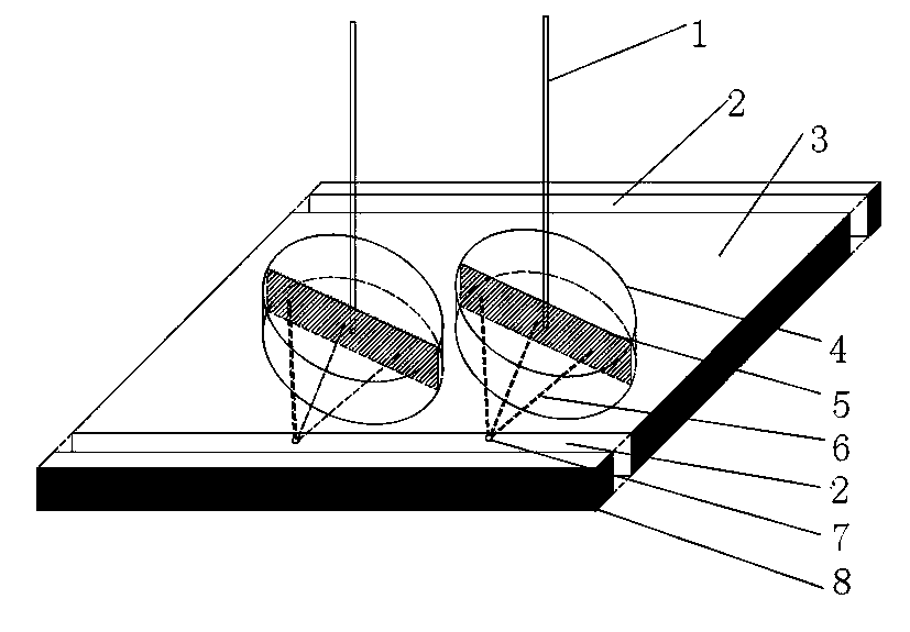 Method for extracting coal seam gas through ground fracturing and underground horizontal drill holes