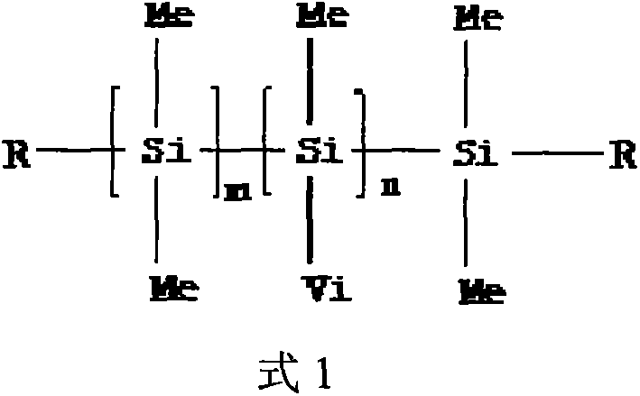 Low compression set liquid silastic and preparation method thereof