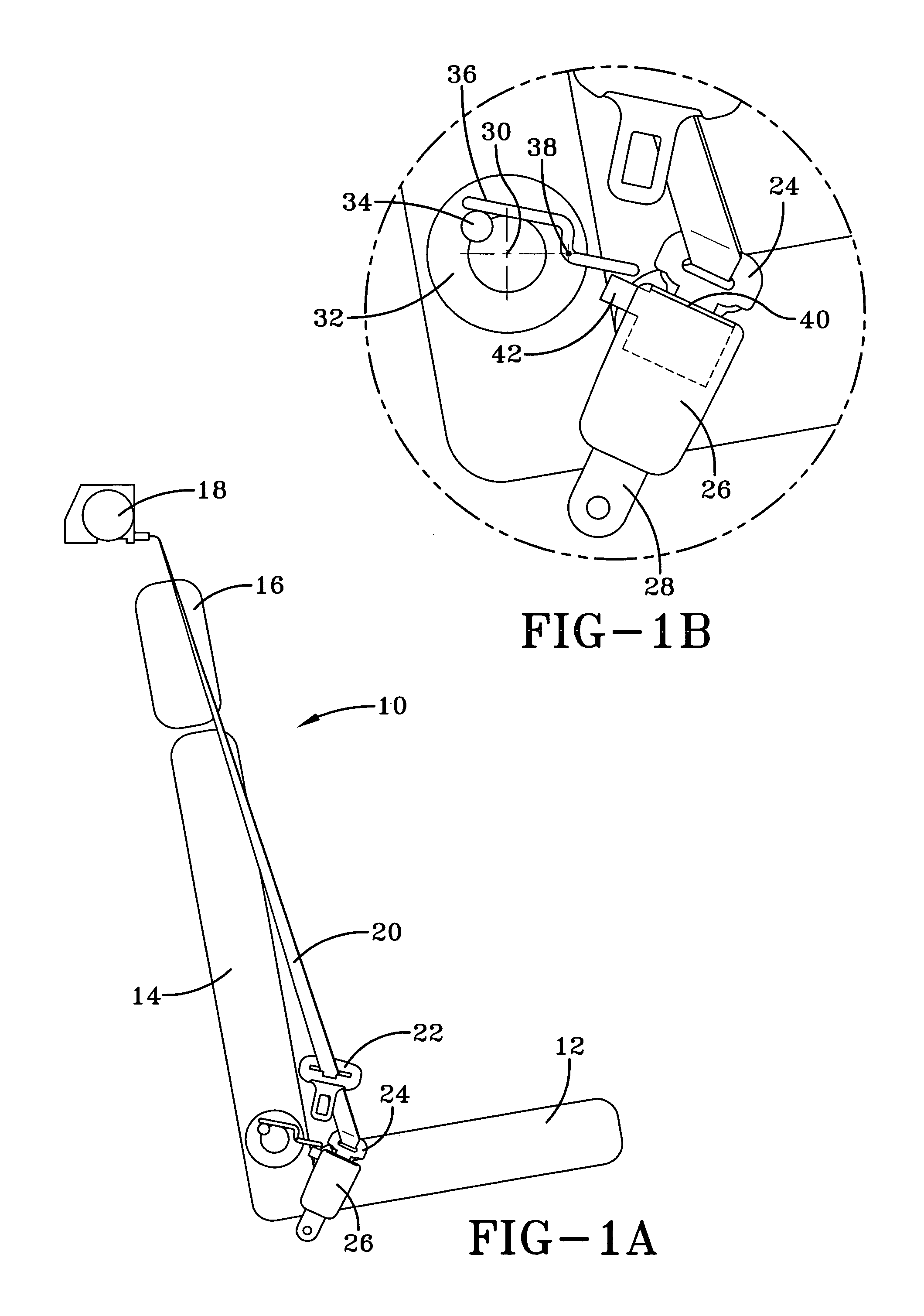 Automatic seat belt buckle tongue releasing mechanism