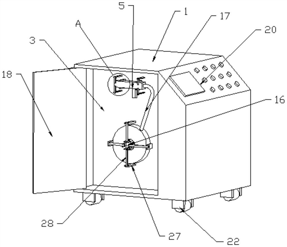 Portable laser cleaning machine facilitating automatic focusing