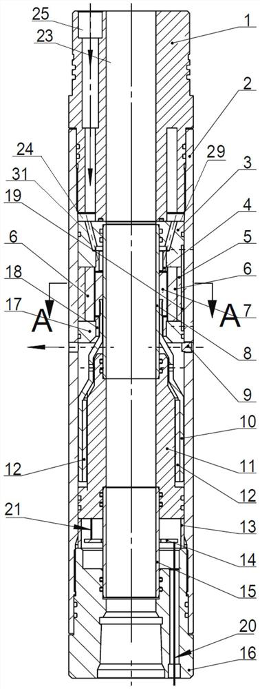 A new volumetric downhole power generation device and a new oilfield water injection system including it