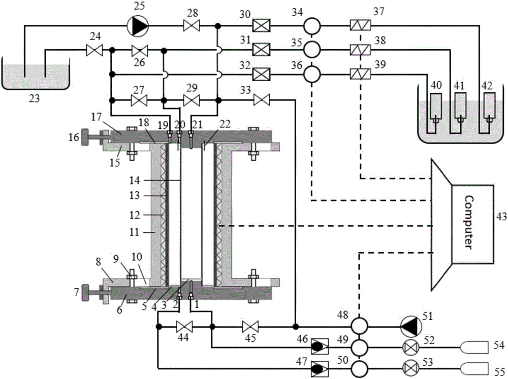 Evaluation device and method capable of eccentricity testing of cementation quality of well cementation first interface