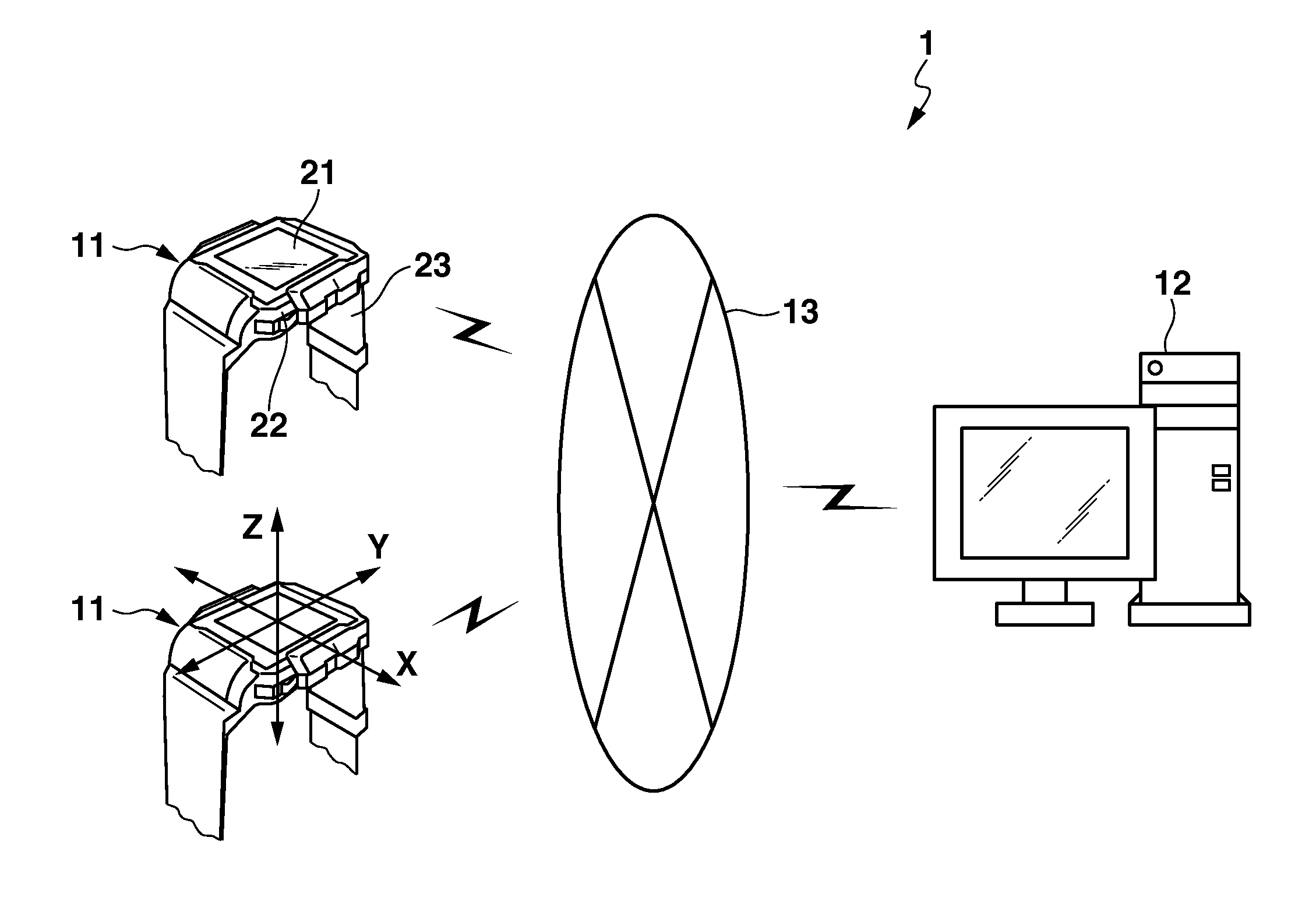 Training supporting apparatus and system for supporting training of walking and/or running