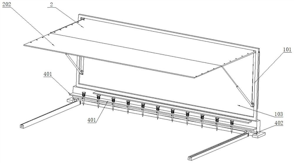 Dustproof and noise-proof device for building construction site