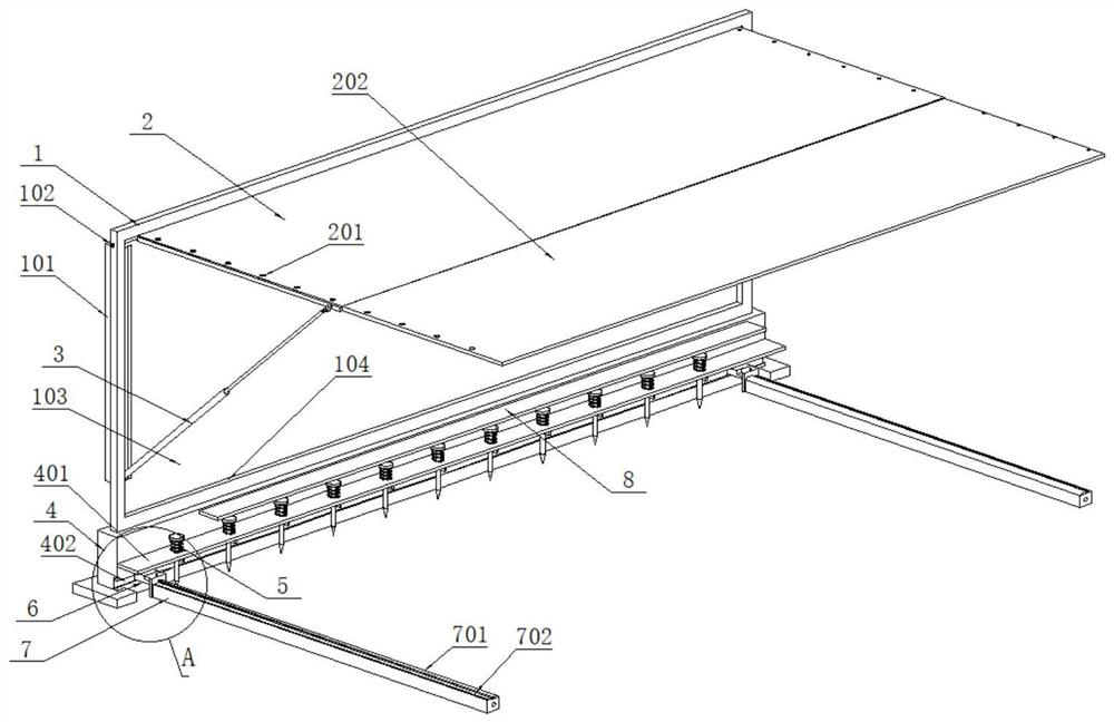 Dustproof and noise-proof device for building construction site