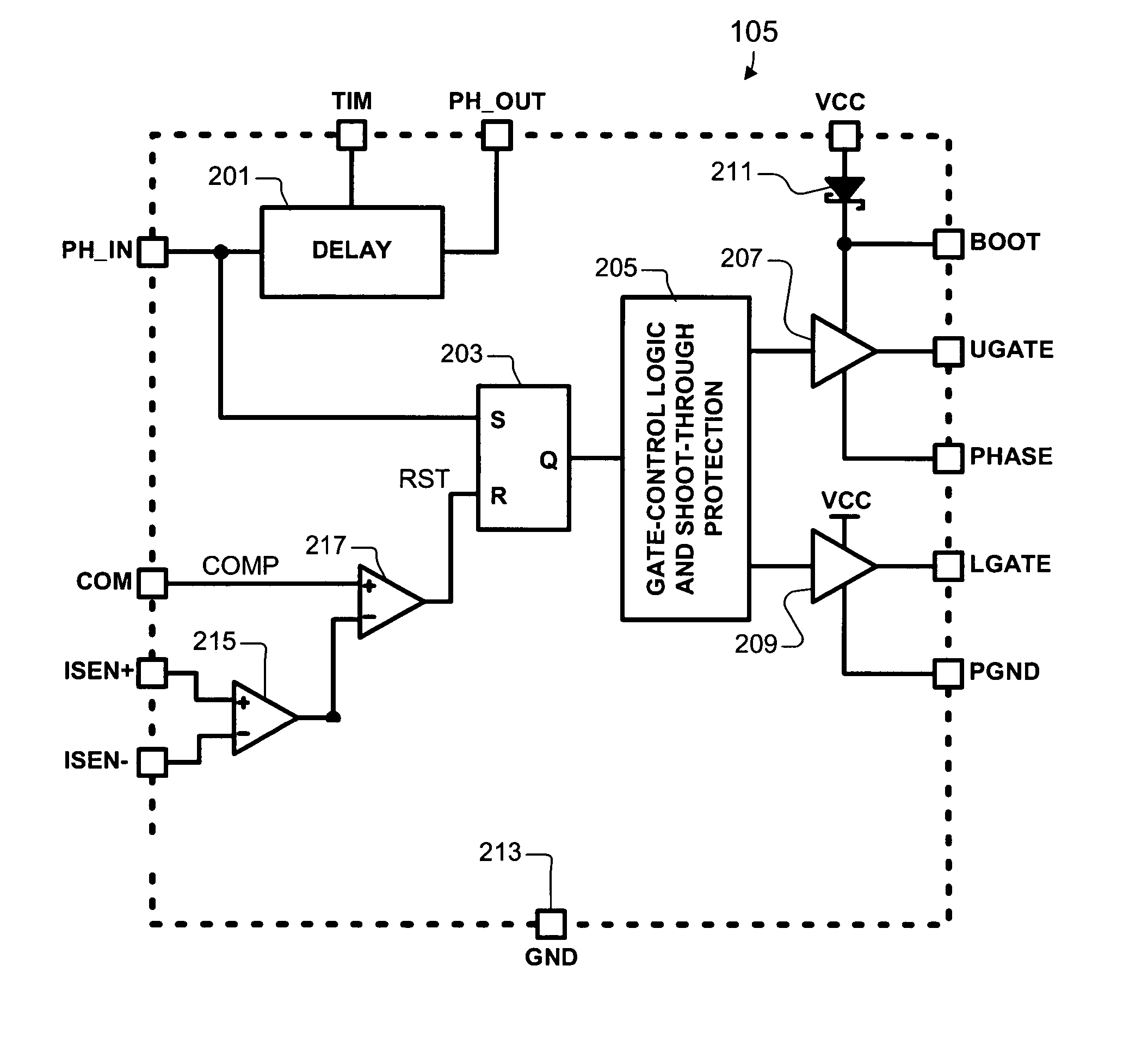 Cascadable current-mode regulator