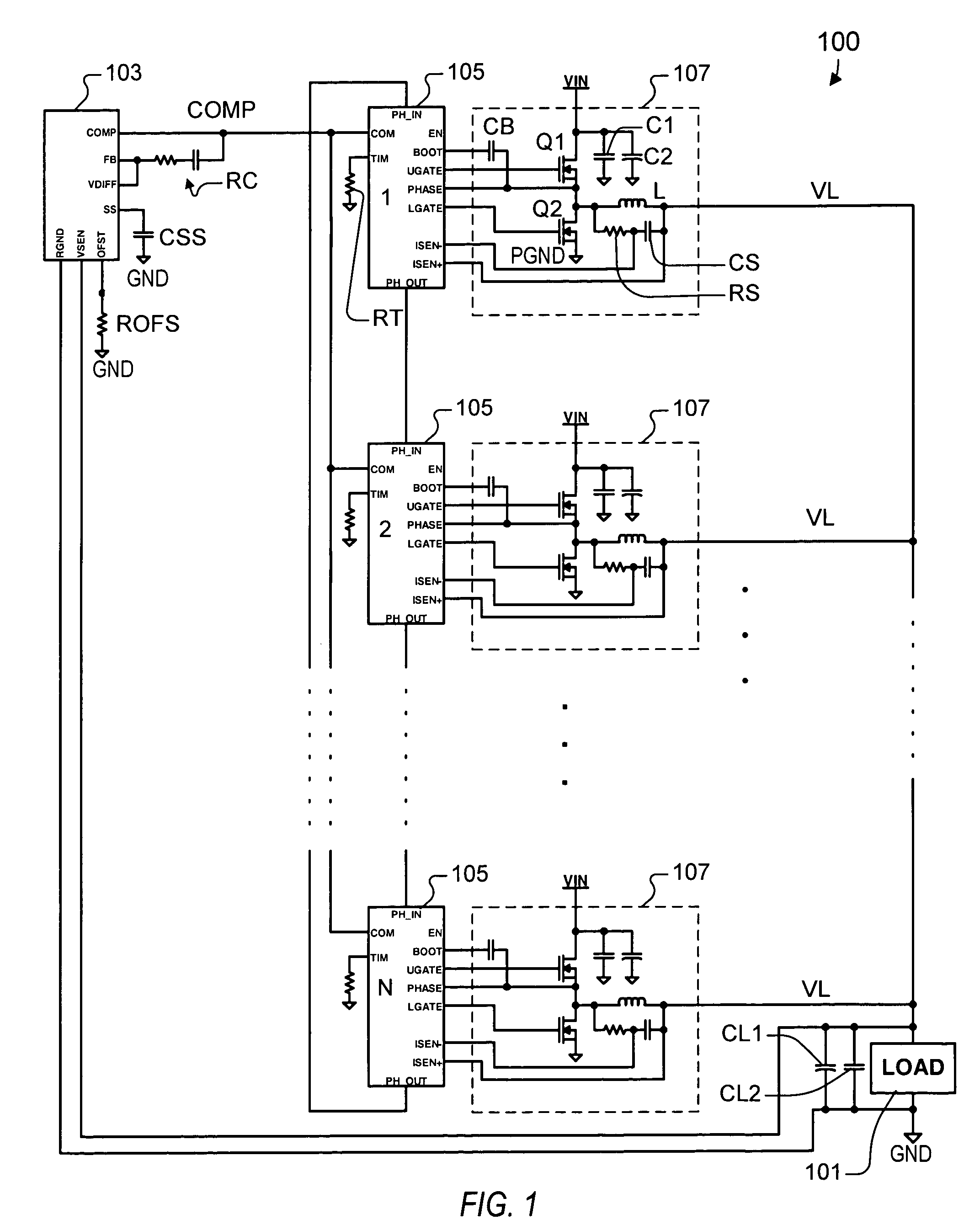 Cascadable current-mode regulator