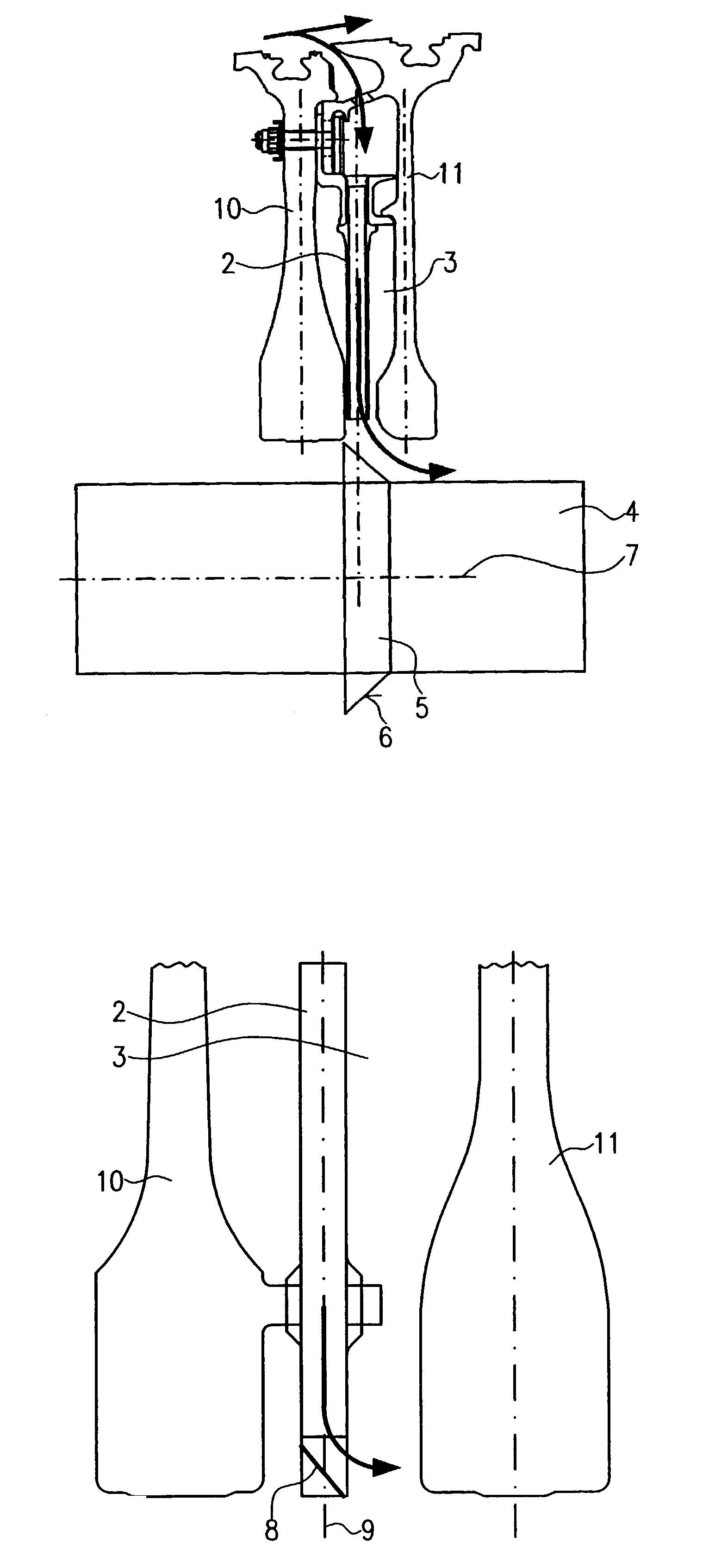 Vortex reducer in the high-pressure compressor of a gas turbine