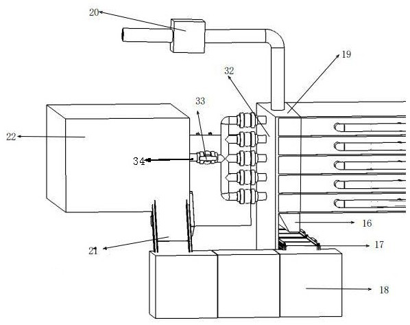 Energy-saving and environment-friendly totally-enclosed hermetia illucens automatic breeding method