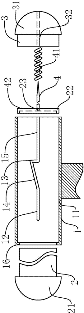 Multifunctional security percussion hammer and use and mounting method thereof