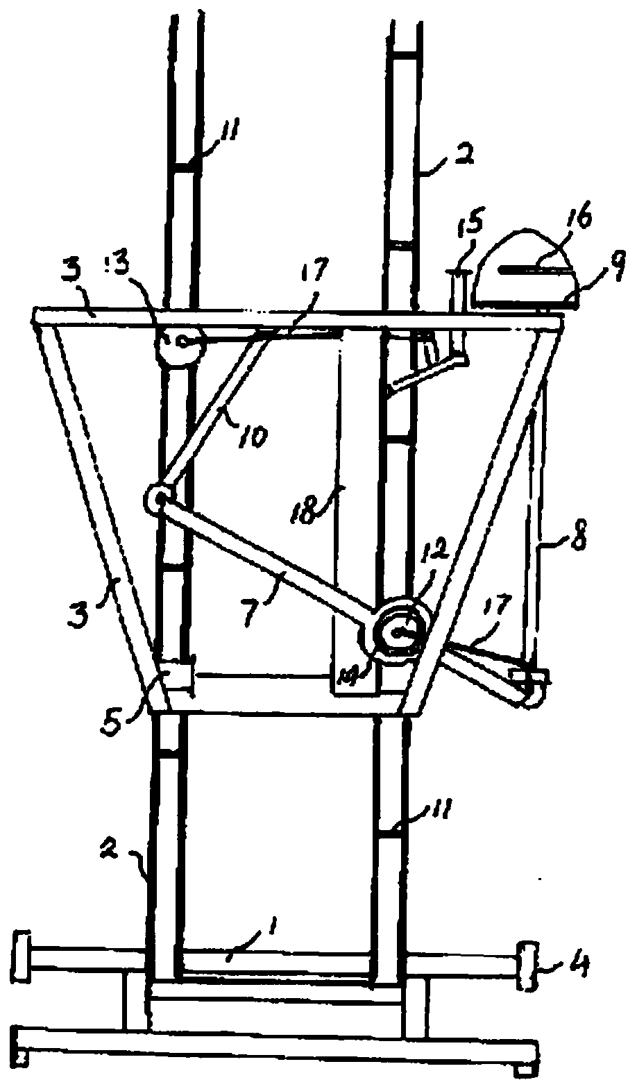 Use method of stilt-type stilt