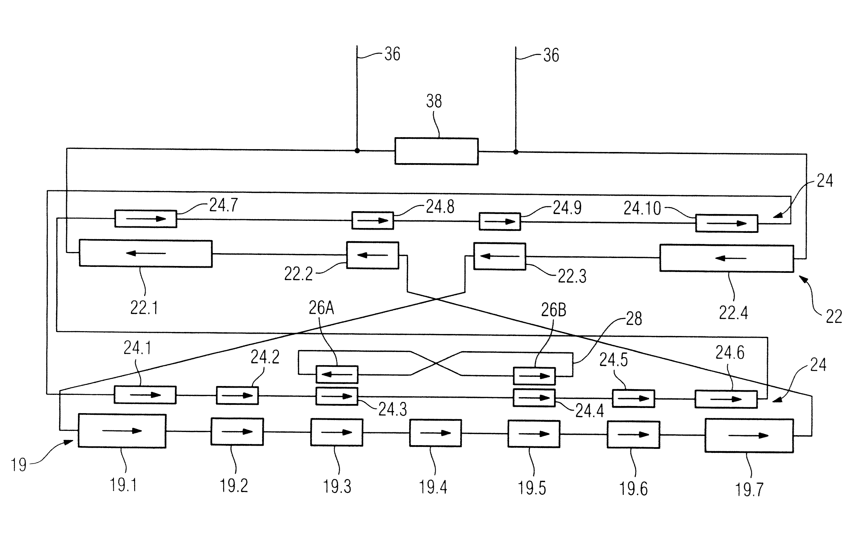 Superconducting, actively shielded magnet