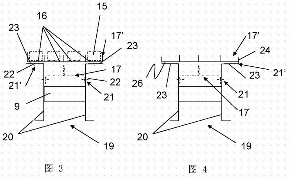 Textile machine with mounting and fixing means for second cable carrier guide