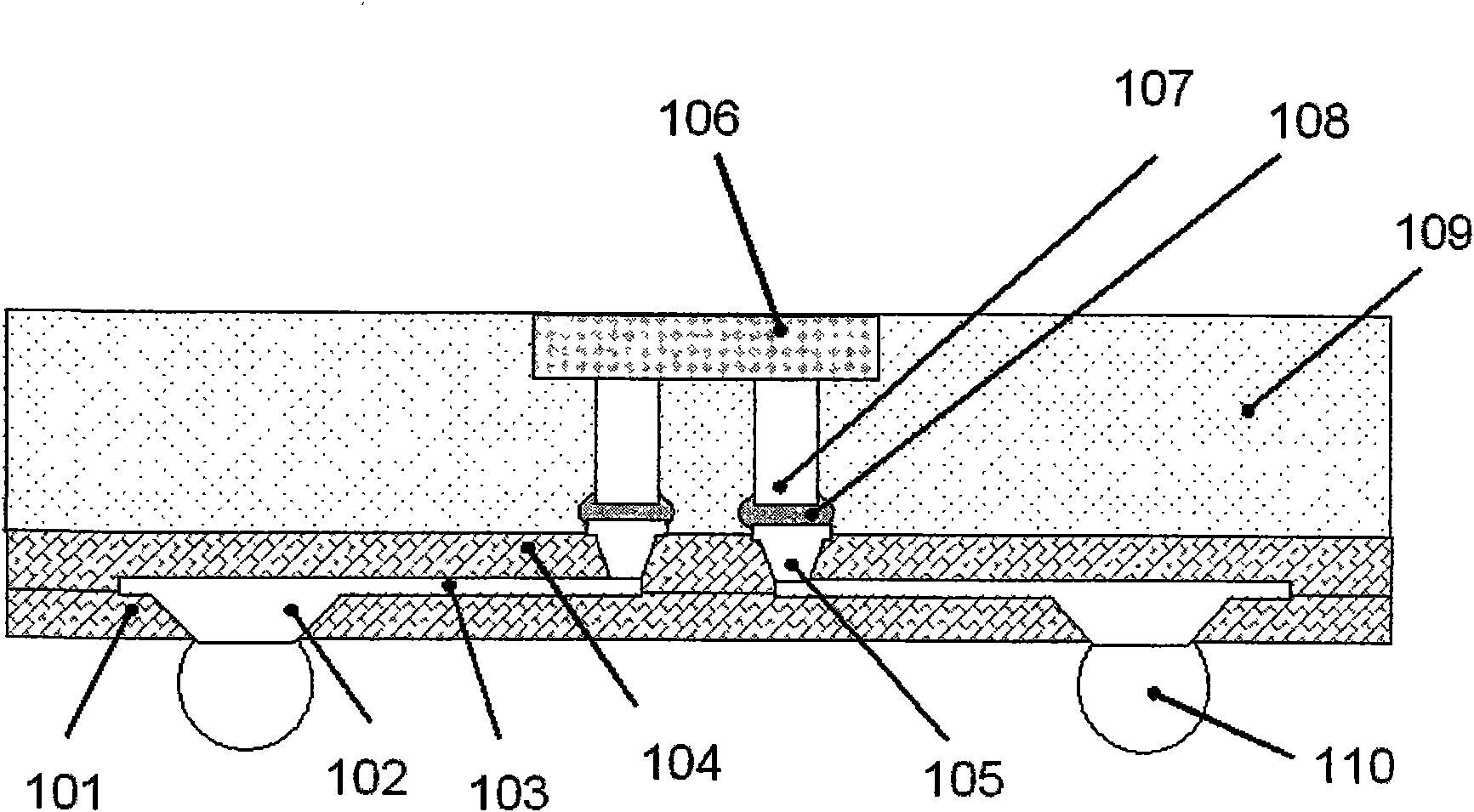 Wafer level fan-out chip packaging method