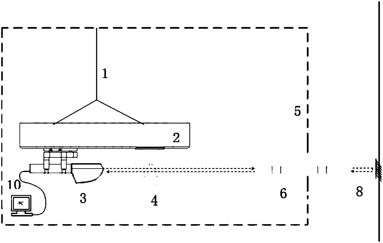 Attitude angle detection apparatus for suspension platforms