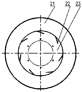 Non-volute backward centrifugal ventilator