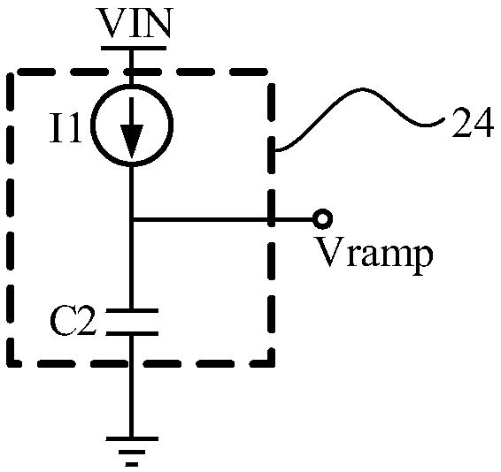 A soft start controller of a load switching device and a load switching device