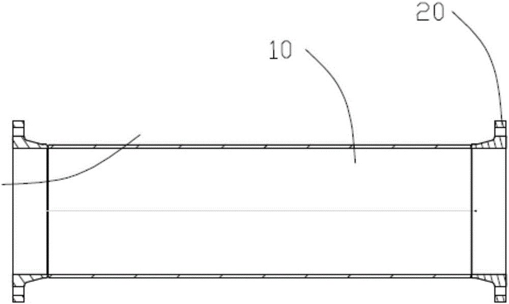 Improved steel tube and hubbed flange butt joint submerged arc welding method