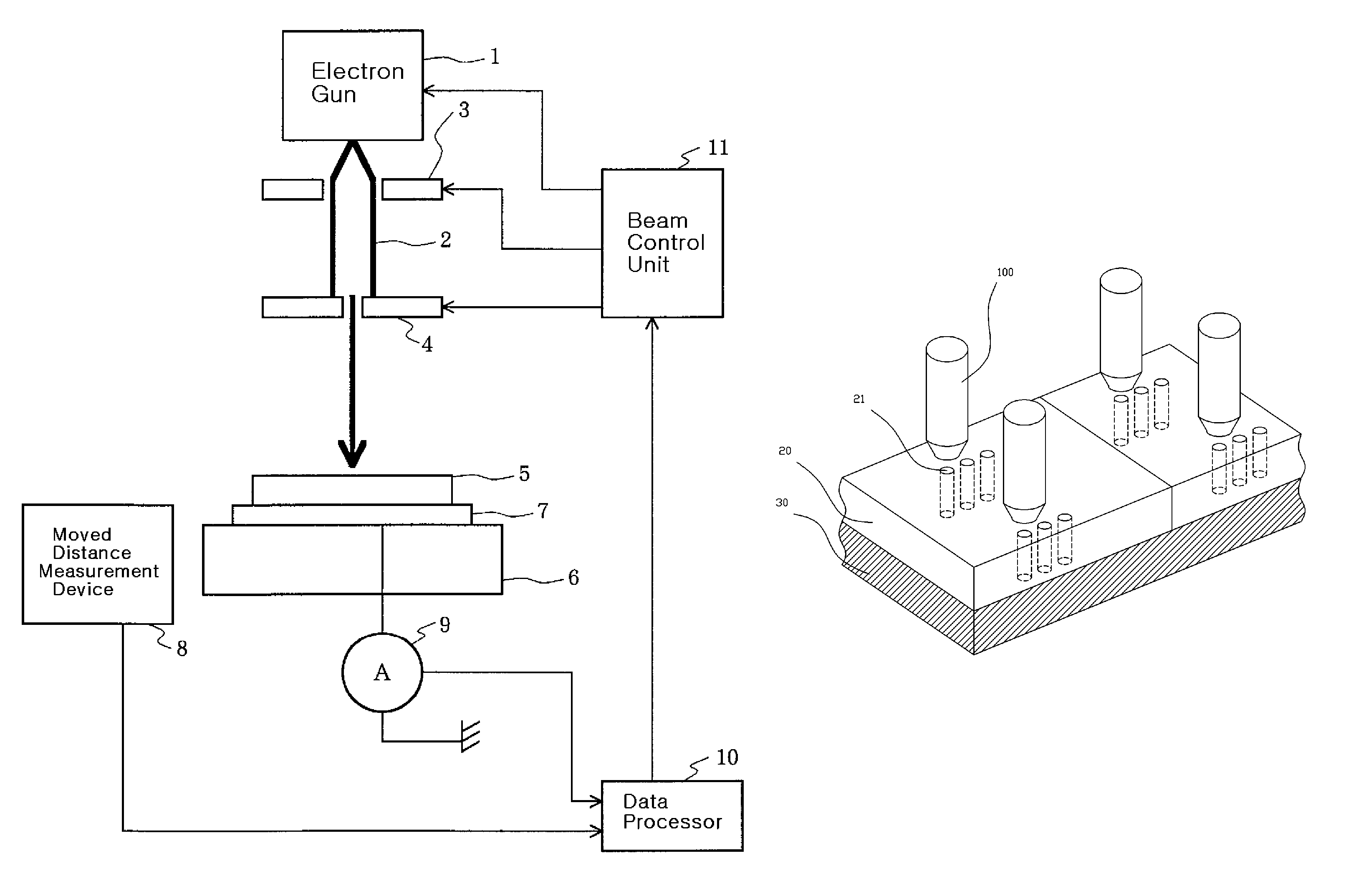 Hole inspection apparatus and hole inspection method using the same