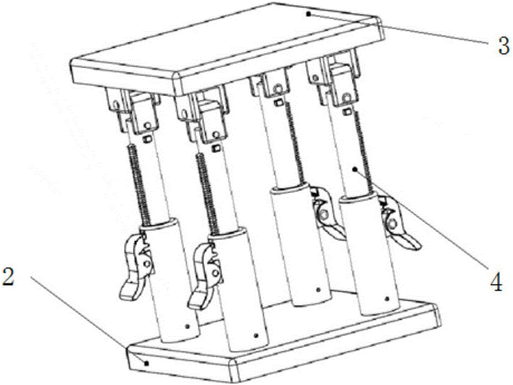 Operating platform device for laser cladding