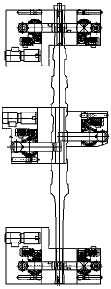 A compression tooling system for workpiece processing and a method for processing and fixing workpiece side ends