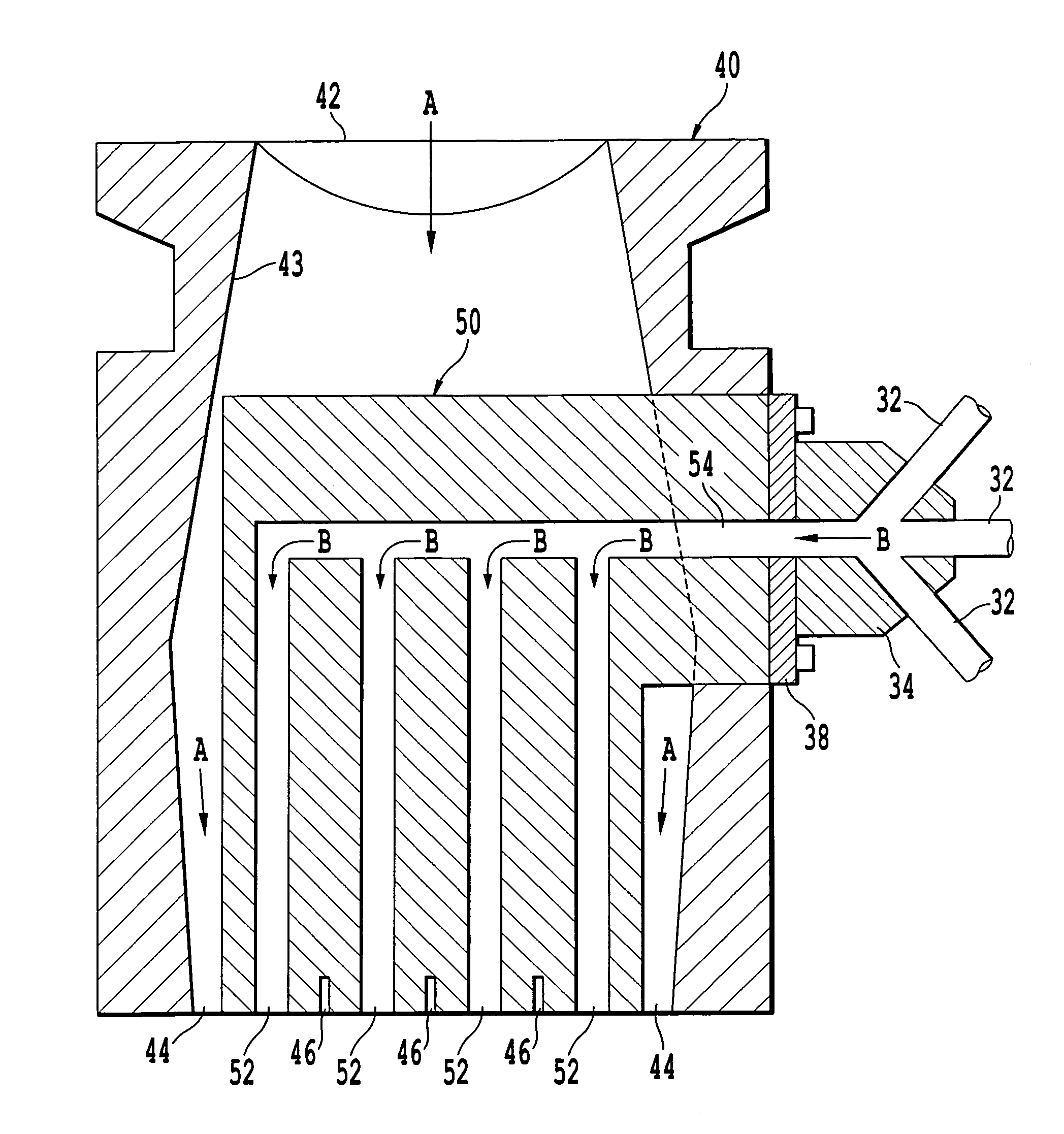 Extrusion/reaction injection molding system