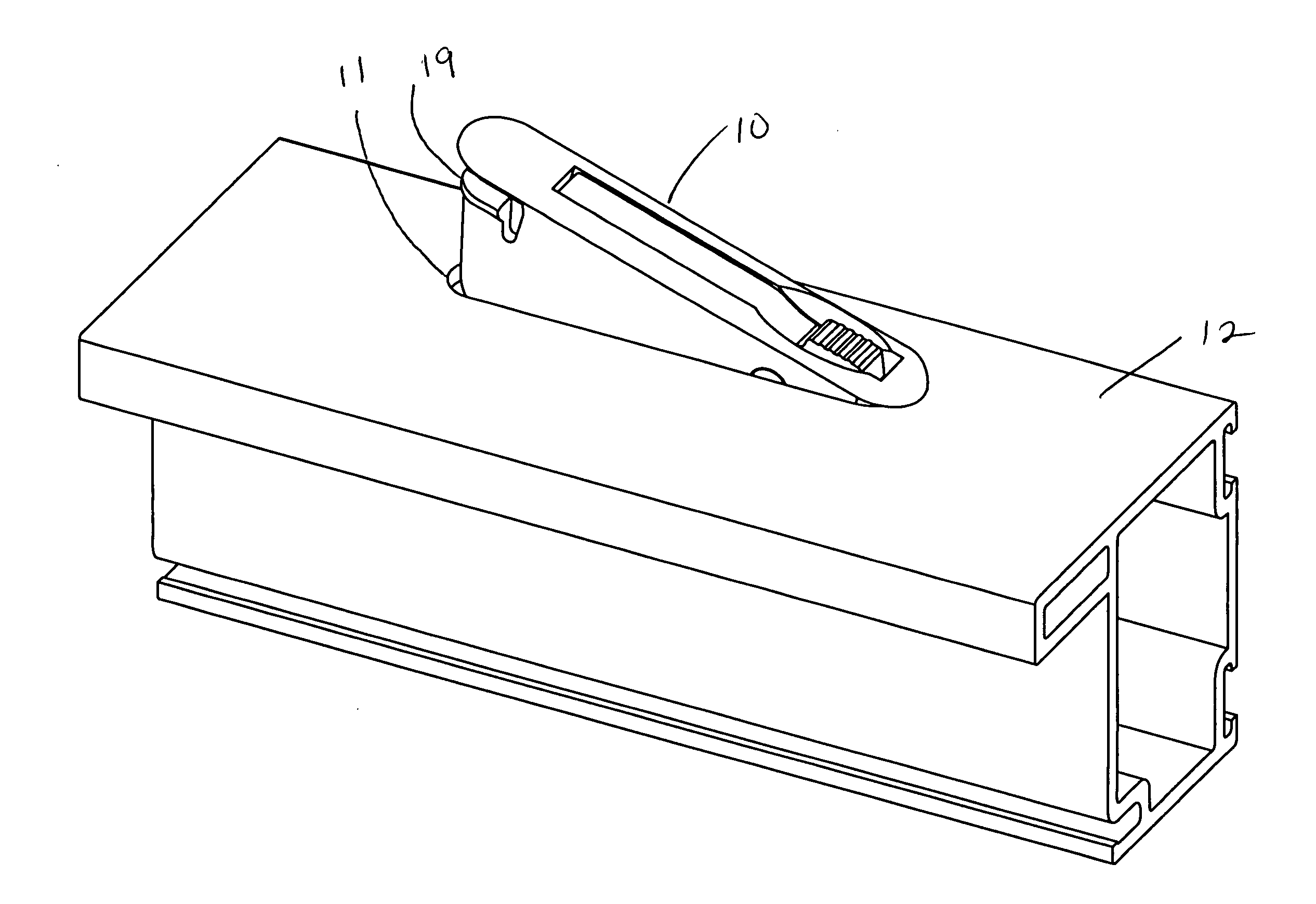 Window vent stop with flexible side engagement pieces