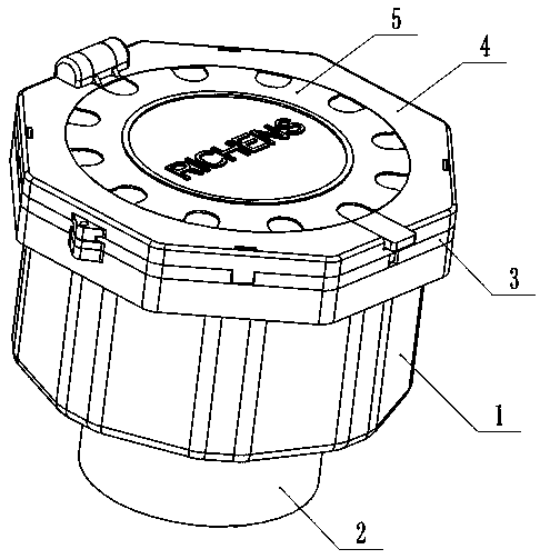 Ultrasonic remote water meter shell