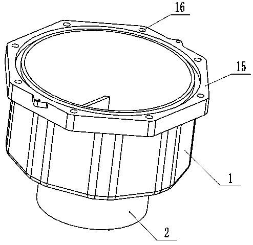 Ultrasonic remote water meter shell