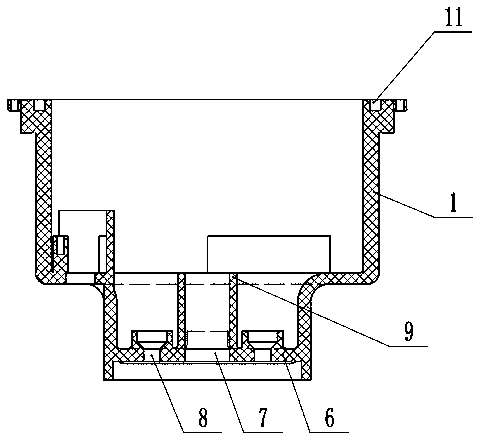 Ultrasonic remote water meter shell