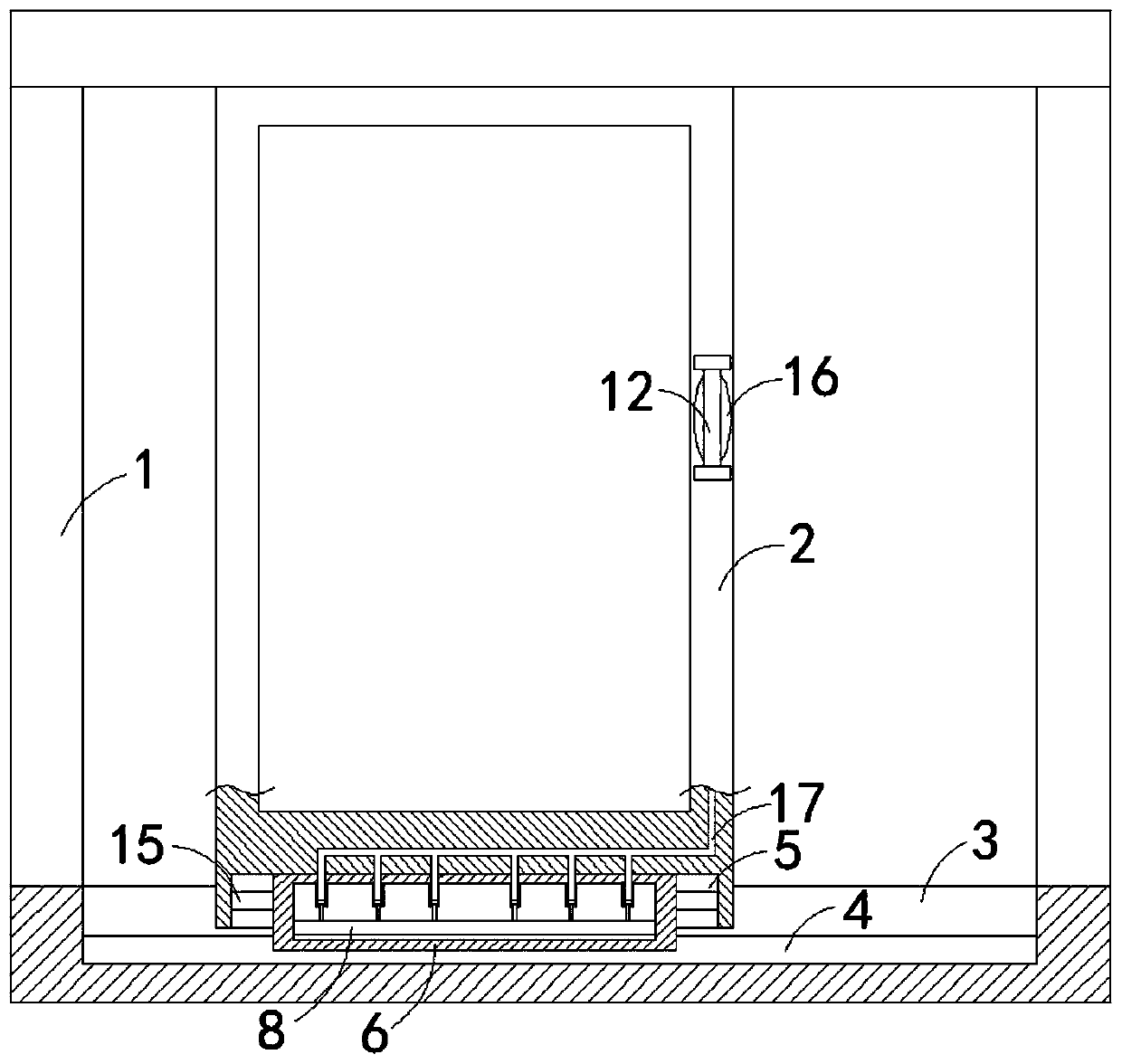 A labor-saving anti-collision sliding window